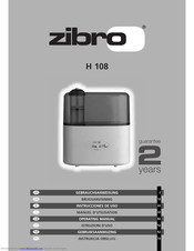 Zibro H 108 Operating Manual