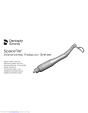 Dentsply Sirona Spacefile Directions For Use Manual