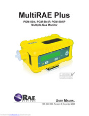 2pcs MultiR0AE Plus Multiple-Gas Monitor/Multi Gas Detector Model PGM50-5P 