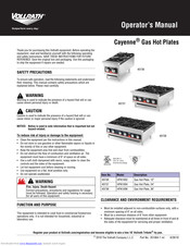 Vollrath Cayenne CBL90362 Operator's Manual