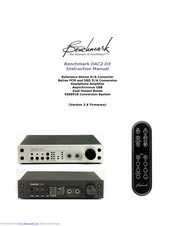 Benchmark DAC2 DX Instruction Manual