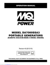 MQ Power DA7000SSA3 Operation Manual