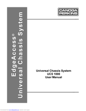 Canoga Perkins EdgeAccess UCS 1000 User Manual