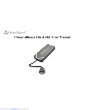 ClonerAlliance Chert 4KC CA-10804KC User Manual