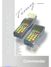 ALGE-Timing Timy Commander Manual