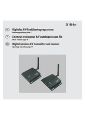 Indexa DF110TX Operating Instructions Manual