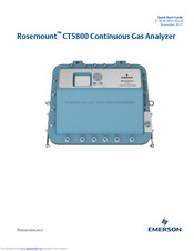 Emerson Rosemount CT5800 Quick Start Manual