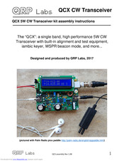 QRP Labs QCX 5W CW Assembly Instructions Manual