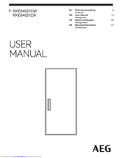 AEG RKE64021DX User Manual