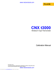 Fluke CNX t3000 Calibration Manual