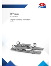 MAHA MFP 3000 Original Operating Instructions