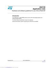 ST LPS331AP Application Note