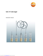 TESTO 190 T4 Instruction Manual