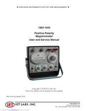IET Labs, Inc. 1864-1644 User And Service Manual