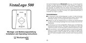 Vestamatic VestaLogo 500 Installation And Operating Instructions Manual