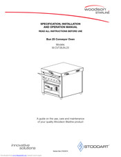 Woodson Starline W.CVS.M2.25 Series Specification, Installation And Operation Manual