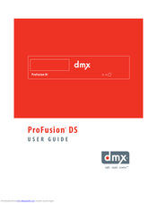 DMX ProFusion DS User Manual