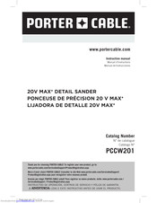 Porter Cable PCCW201 Instruction Manual