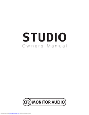 Monitor Audio STUDIO Owner's Manual