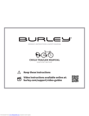 Burley SOLO Owner's Instruction & Safety Manual