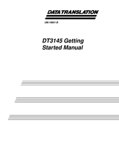 Data Translation DT3145 Getting Started Manual