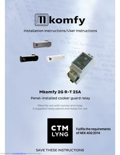 Microsafe Mkomfy 2G R-T 25A Installation Instructions User Instructions