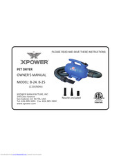 XPower B-25 Owner's Manual