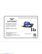 XPower B-8 Owner's Manual