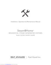 mr.steam Steam@home Series Installation, Operation & Maintenance Manual