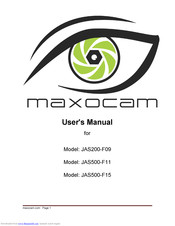 Maxocam JAS200-F09 User Manual