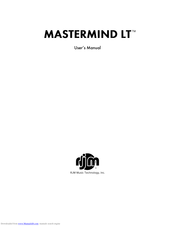 RJM MASTERMIND LT User Manual