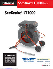 Ridgid SeeSnake LT1000 Manual