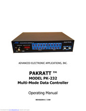 Advanced Electronic Applications PAKRATT PK-232 Operating Manual
