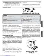 Vestil MT-DC Owner's Manual