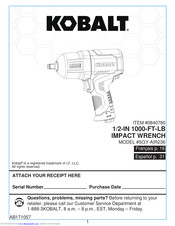 Kobalt Sgy Air236 Manuals Manualslib