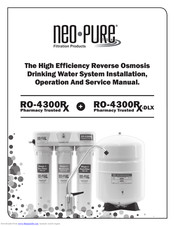 Neo-Pure RO-4300Rx-DLX Installation, Operation And Service Manual