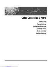 ricoh E-7100 Start Manual