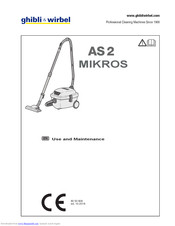 Ghibli & Wirbel AS 2 MIKROS Use And Maintenance