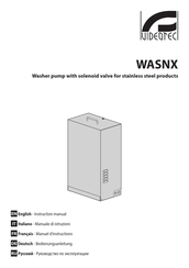Videotec WASNX Instruction Manual
