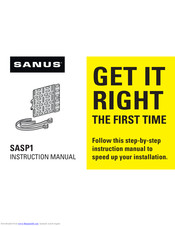 Sanus SASP1 Instruction Manual