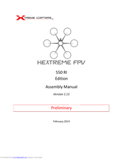 Extreme Copters Hextreme FPV 550 RI Edition Assembly Manual
