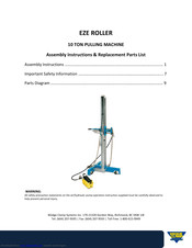 Wedge Clamp Systems Inc. EZE ROLLER Assembly Instructions Manual