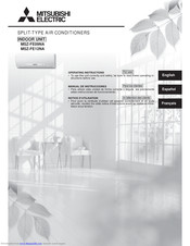 Mitsubishi Mr.Slim MSZ-FE12NA Operating Instructions Manual