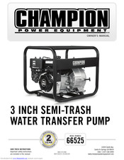 Champion 66525 Owner's Manual