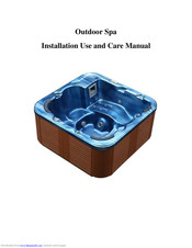 Beliani Outdoor Spa Installation Use And Care Manual