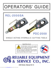 Reliable Equipment PDC-2000 Operator's Manual