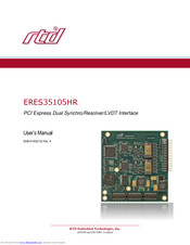 rtd ERES35105HR User Manual