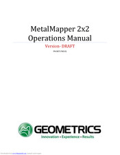 GEOMETRICS MetalMapper 2x2 Operation Manual