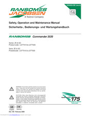 Ransomes LGTT010 Safety, Operation And Maintenance Manual