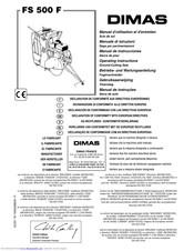 Dimas FS 500 F Operating Instructions Manual